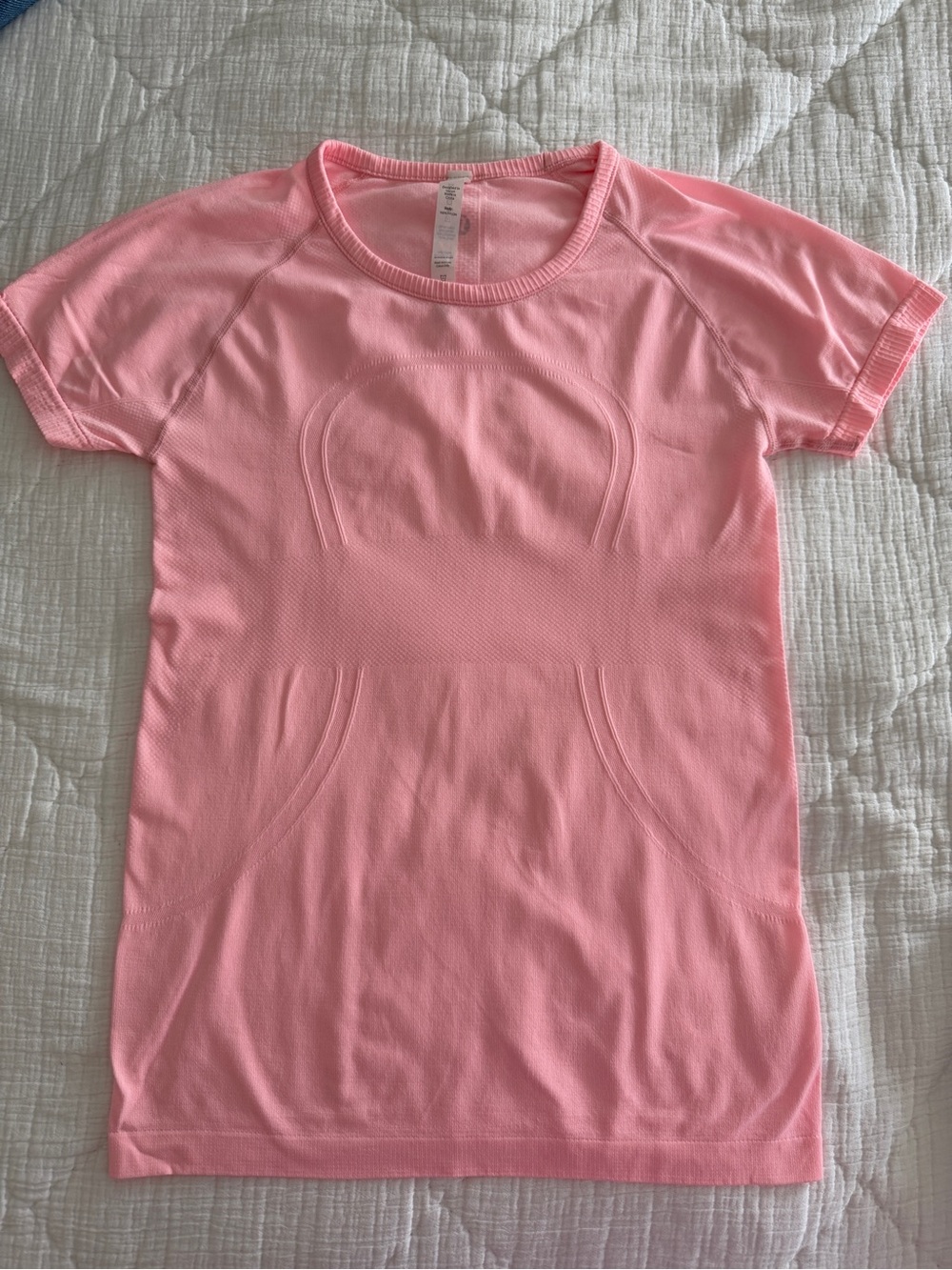lululemon athletica Short-Sleeve Seam Detail Top - Light Pink